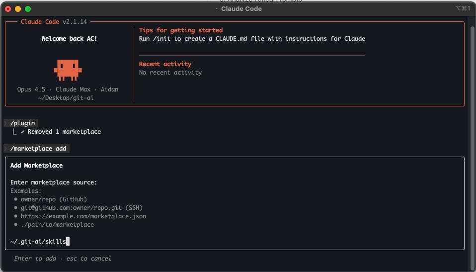 Adding skills plugin